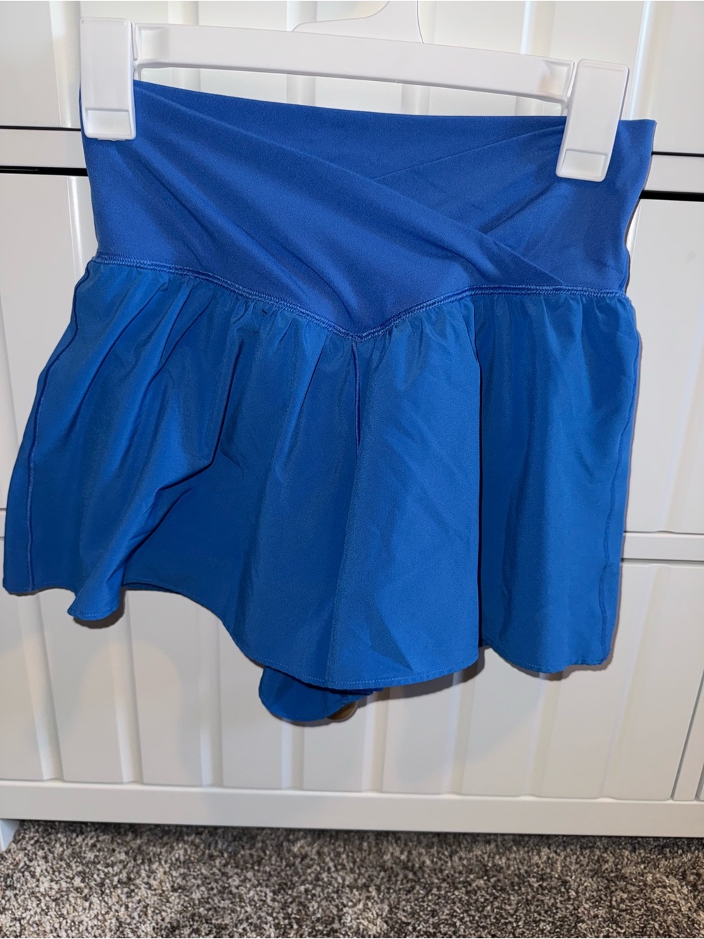 Offline by Aerie Bright Blue Athletic Short with Built-In Biker Shorts